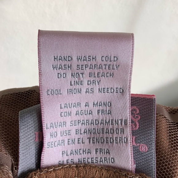 Metrowear Brown Windowpane Tulle Pleated MidiSkirt - Picture 7 of 7